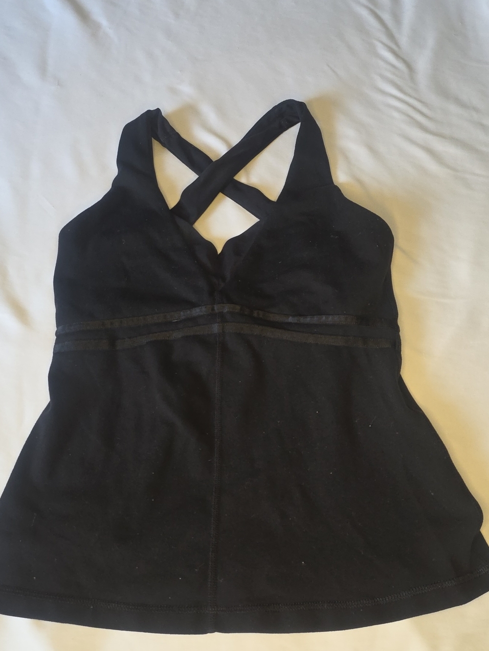 lululemon athletica Black Crisscross Tank